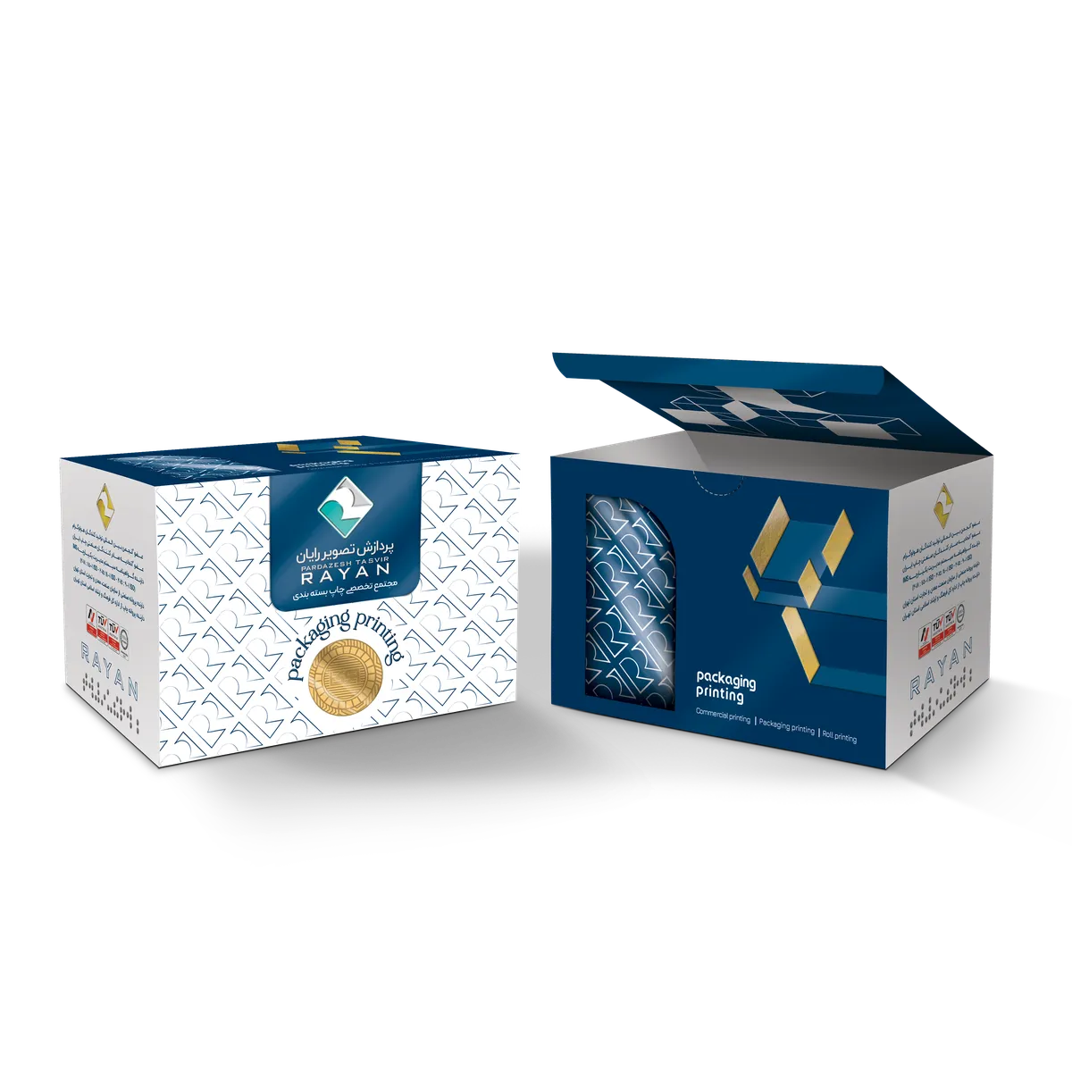 طراحی و چاپ انواع جعبه بسته‌بندی محصول